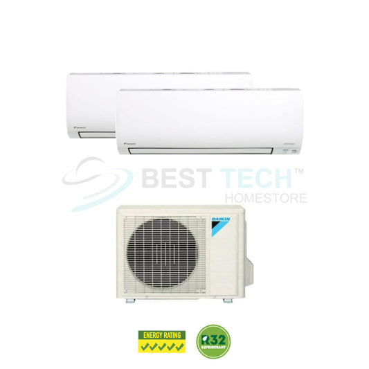 DAIKIN System 2 iSmile Eco Series - 9K BTU x2 (MKM75VVMG/CTKM25VVMGx2) - Best Tech Online