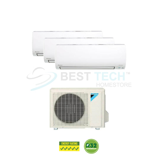 DAIKIN System 3 iSmile Eco Series - 9K BTU x3 (MKM50VVMG/CTKM25VVMGx3) - Best Tech Online