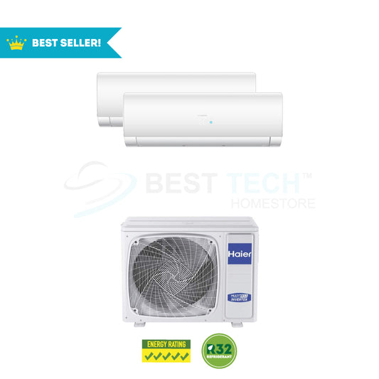 HAIER System 2 Flexi Series - 9K BTU x2 (4U65RH1SRA/AS25S2SF2FAx2) - Best Tech Online