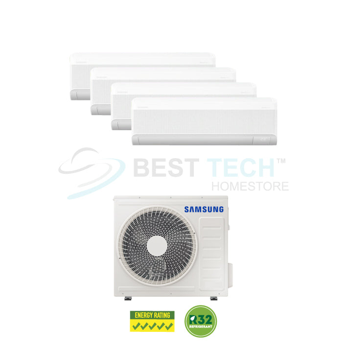 SAMSUNG System 4 WindFree™ Series - 9K BTU x3, 24K BTUx1 (AJ070DCJ4KF/SP /AJ009DBAPKF/SPx3/AJ024DBAPKF/SPx1) - Best Tech Online