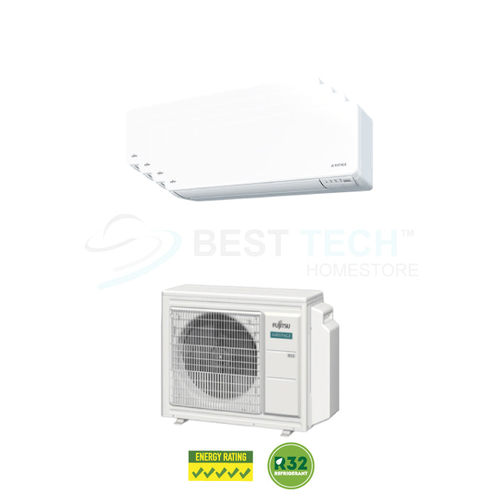 FUJITSU System 4 AIRSTAGE Series - 9K BTU x4 (AOAH30CBTA4/ASAH09CMx4) - Best Tech Online