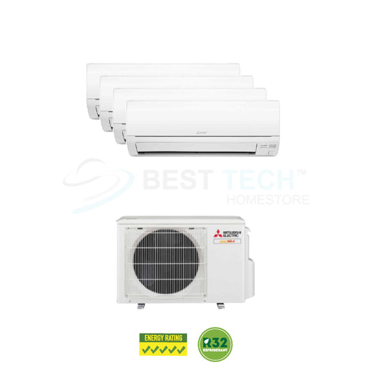 MITSUBISHI ELECTRIC System 4 STARMEX Series - 9K BTU x3, 24K BTU x1 (MXY-4H33VG/MSXY-FP10VGx3/MSXY-FP24VGx1) - Best Tech Online